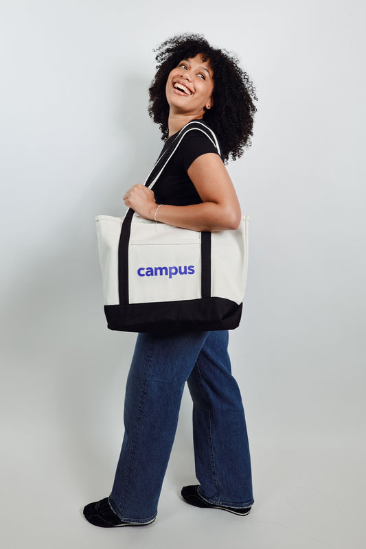 Campus Classic Canvas Tote